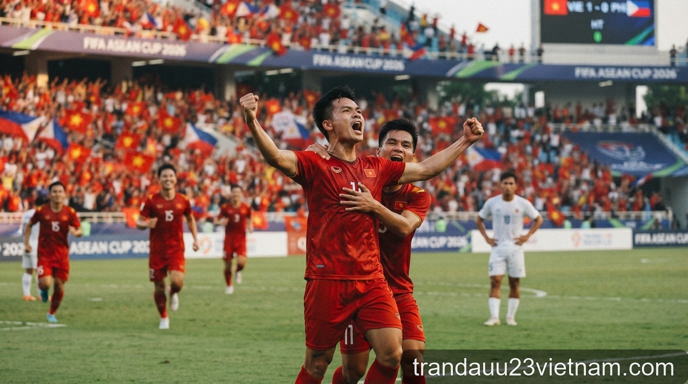 FIFA ASEAN Cup 2026: Chiến thắng 1-0 trước Philippines và bài toán 'điểm số' cho thầy trò Kim Sang-sik